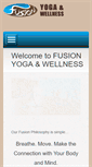 Mobile Screenshot of fusionyogawellness.com